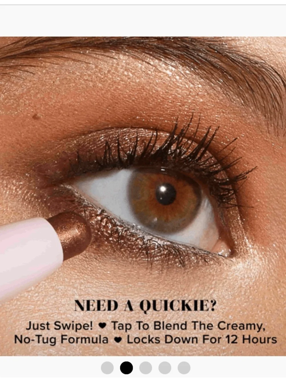 Too Faced Quickie Queen Eye Shadow Stick — Chocolate Sprinkles (Brown)